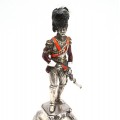 statueta din argint " Capitan al Garzii Regale britanice ". atelier Guerci. Italia